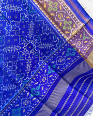Blue Manekchowk Designer Patola Dupatta