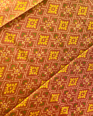 Golden Pnchanda Designer Patola Dupatta