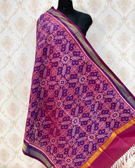 Purple Manekchowk Designer Patola Dupatta