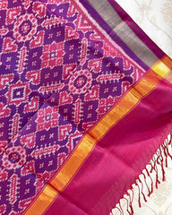 Purple Manekchowk Designer Patola Dupatta