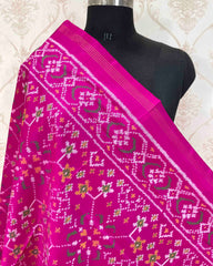 Pink Navratan Designer Patola Dupatta