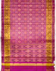 Pink Panchanda Designer Patola Saree