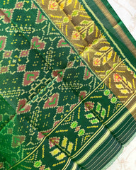 Green Manekchowk Designer Patola Dupatta