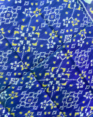 Blue Navratan Designer Patola Dupatta