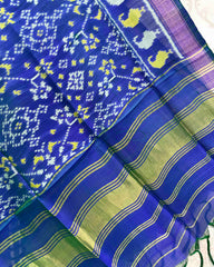Blue Navratan Designer Patola Dupatta