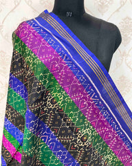 Multicolour Manekchowk Designer Patola Dupatta