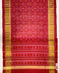 Red Navratan Designer Patola Saree
