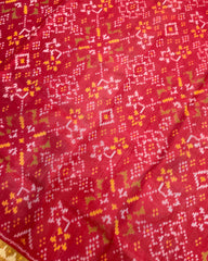 Red Navratan Designer Patola Saree