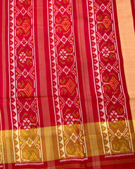 Red Navratan Designer Patola Saree
