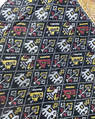 Black Narikunj Designer Patola Dupatta - SindhoiPatolaArt