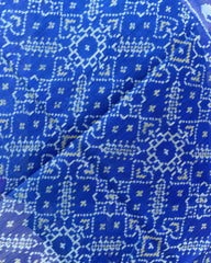 Blue Manekchowk Designer Patola Dupatta - SindhoiPatolaArt