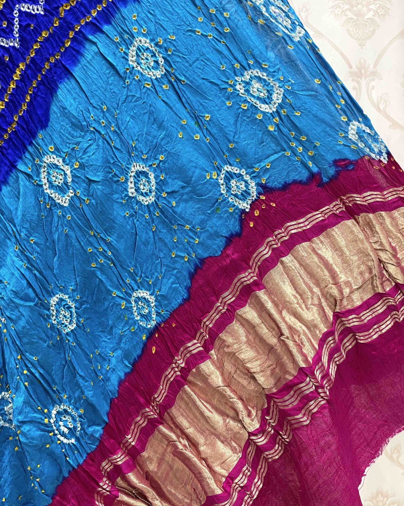 Multicolour Bandhani Dupatta - SindhoiPatolaArt