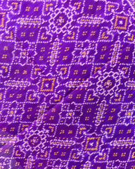 Purple Manekchowk Designer Patola Dupatta - SindhoiPatolaArt